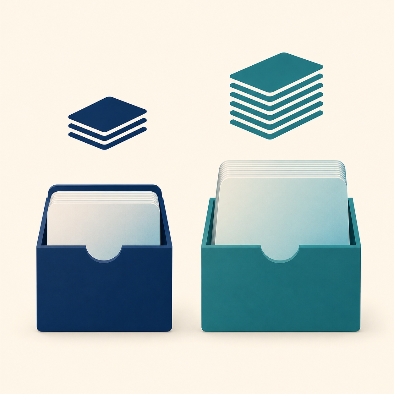 Comparison of Cavlent Exercise Card Level 1 and Level 2 contents