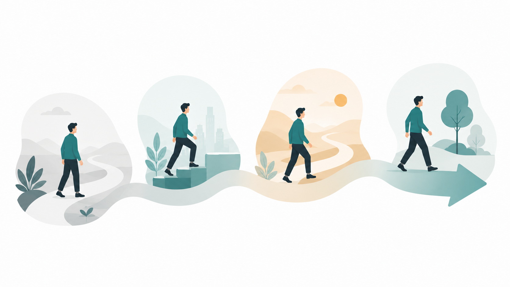 illustration of learning agility as the ability to adapt and learn quickly amid change