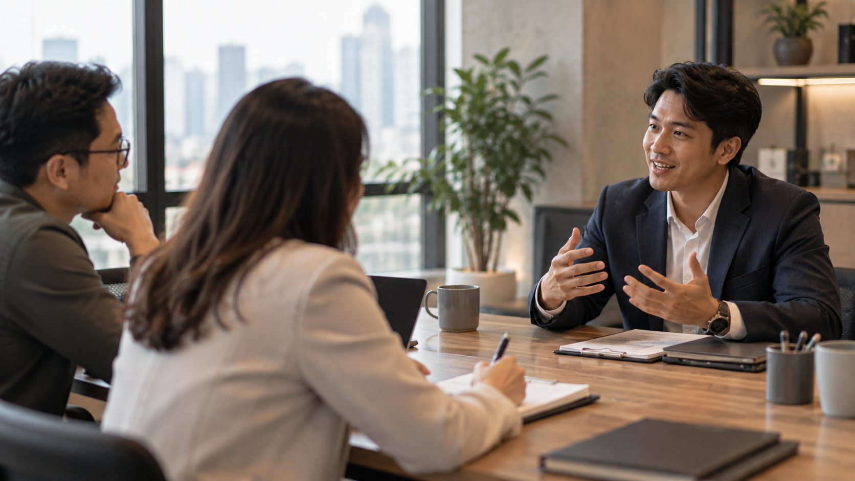 confident interview candidate whose presentation doesn't always reflect genuine job competence